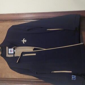 NFL, NEW ORLEANS SAINTS Utility Black and Gold Jacket for MEN  EUC